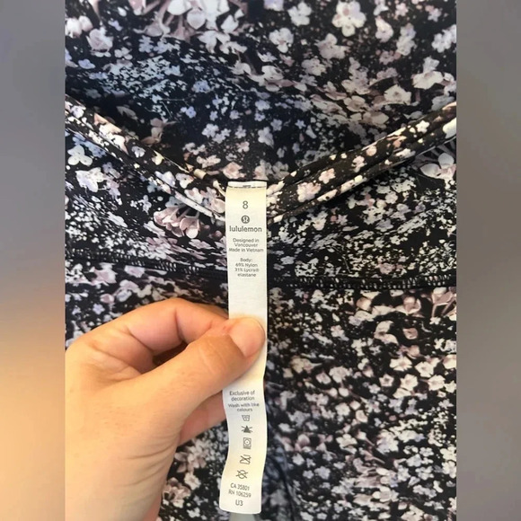 Lululemon Wunder Under High-Rise Tight 28" Full-On Luxtreme Floral Spritz Sz 8 - Picture 5 of 6